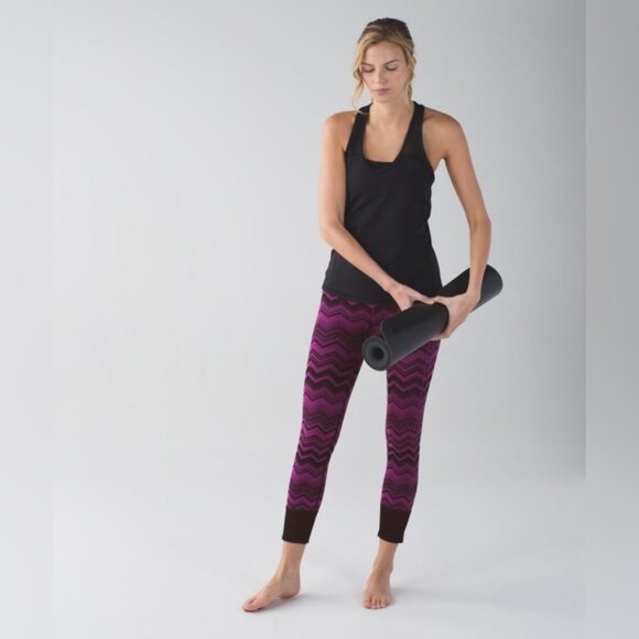 Lululemon Ebb To Street Pant Heathered Regal Plum No Size Tag 6 - Picture 2 of 13